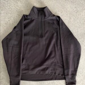 Woman’s Black Half-Zip Sweatshirt